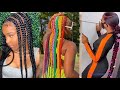 simple & easy hairstyles using braiding hair😱🌺✨ please watch!!!!