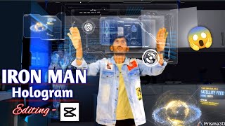 Iron man Jarvis Hologram Editing | Iron man HUD Effect | Mobile Editing tutorial | screenshot 3