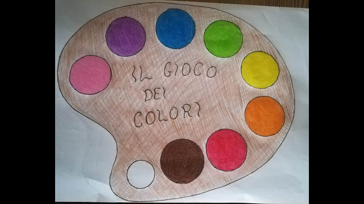 Il gioco dei colori -maestra Benedetta