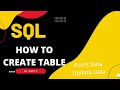 How To Create Table , Insert data in table , &amp; other things | Oracle SQL Tutorials | Like share ty