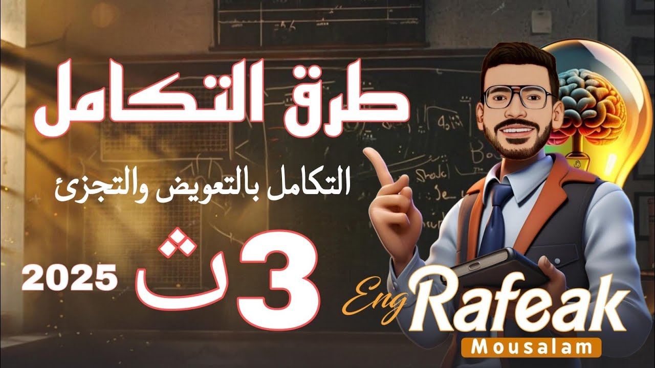 طرق التكامل للصف الثالث الثانوي