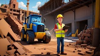 Dig Dig Digger on the Job | Construction Song for Kids | Fun Vehicle Rhyme with Sounds and Action
