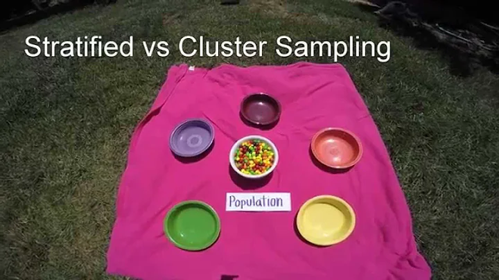 Stratified v Cluster Sampling