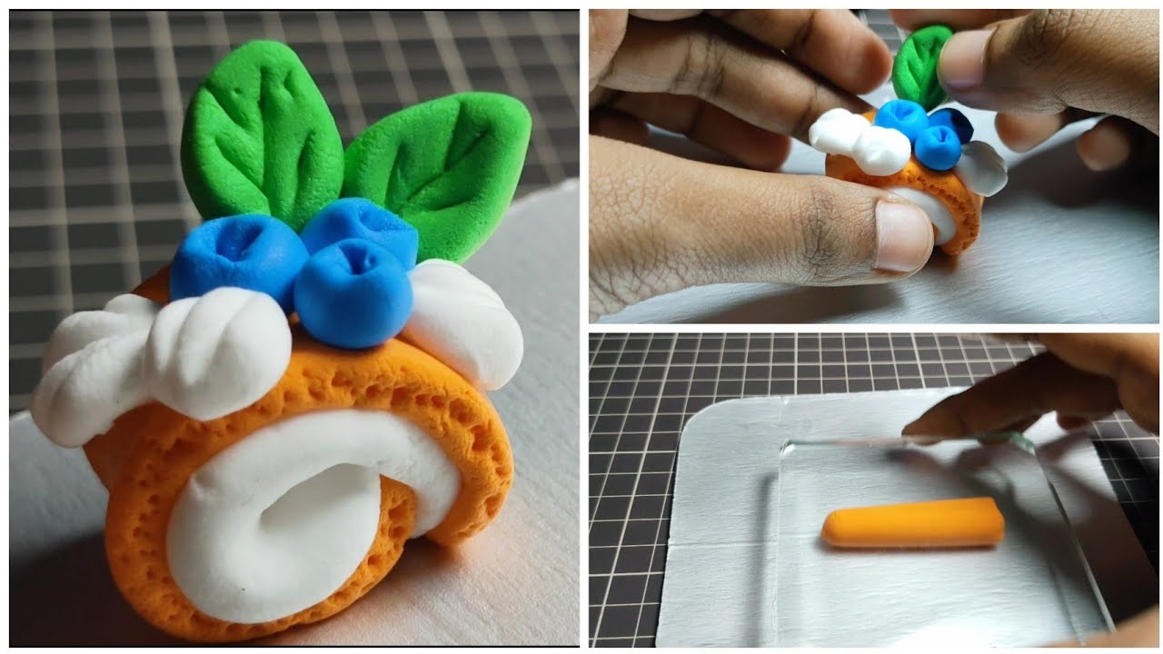 Fake Cake Using Clay DIY Foam Clay Cake | Easy & Cute Fake Cake Tutorial for Beginners ...