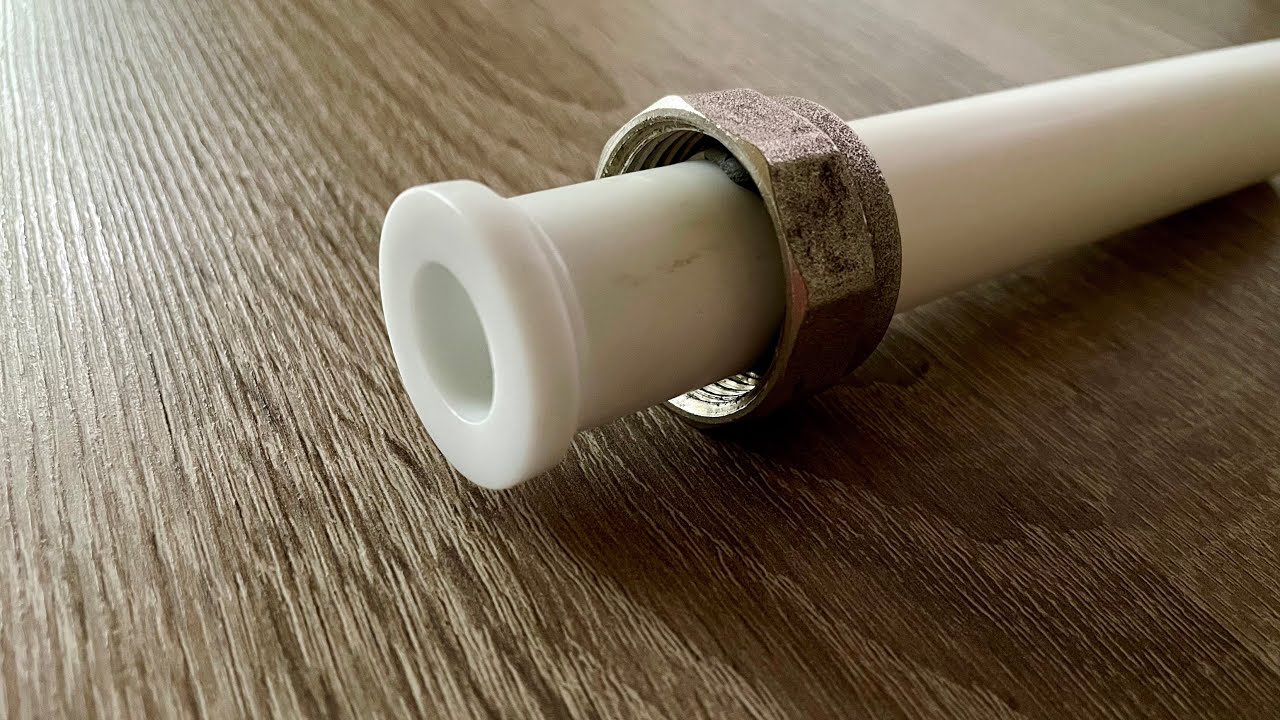 Как сделать бурт под фланец на пластиковой трубе самому, быстро и ...