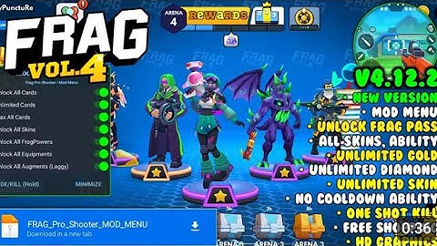 Frag Pro Shooter MOD MENU V4.12.2 | Unlock All Characters| Latest Terbaru Version| Unlimited Skin 23