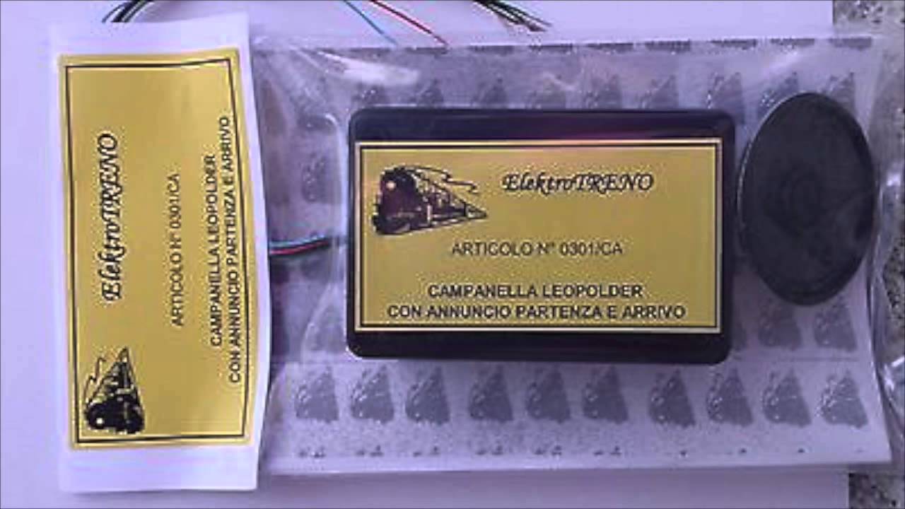 Campanella leopolder con annuncio partenza e arrivo