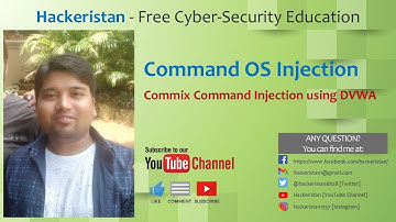 Command OS Injection - using Commix and DVWA