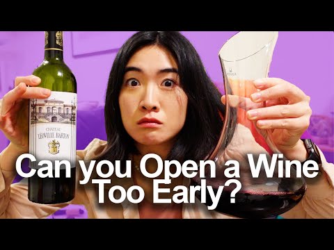 Drinking Wine Too Young? Opening a Nice Bordeaux Before its "Ready"
