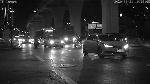 Infrared light camera detect license plate