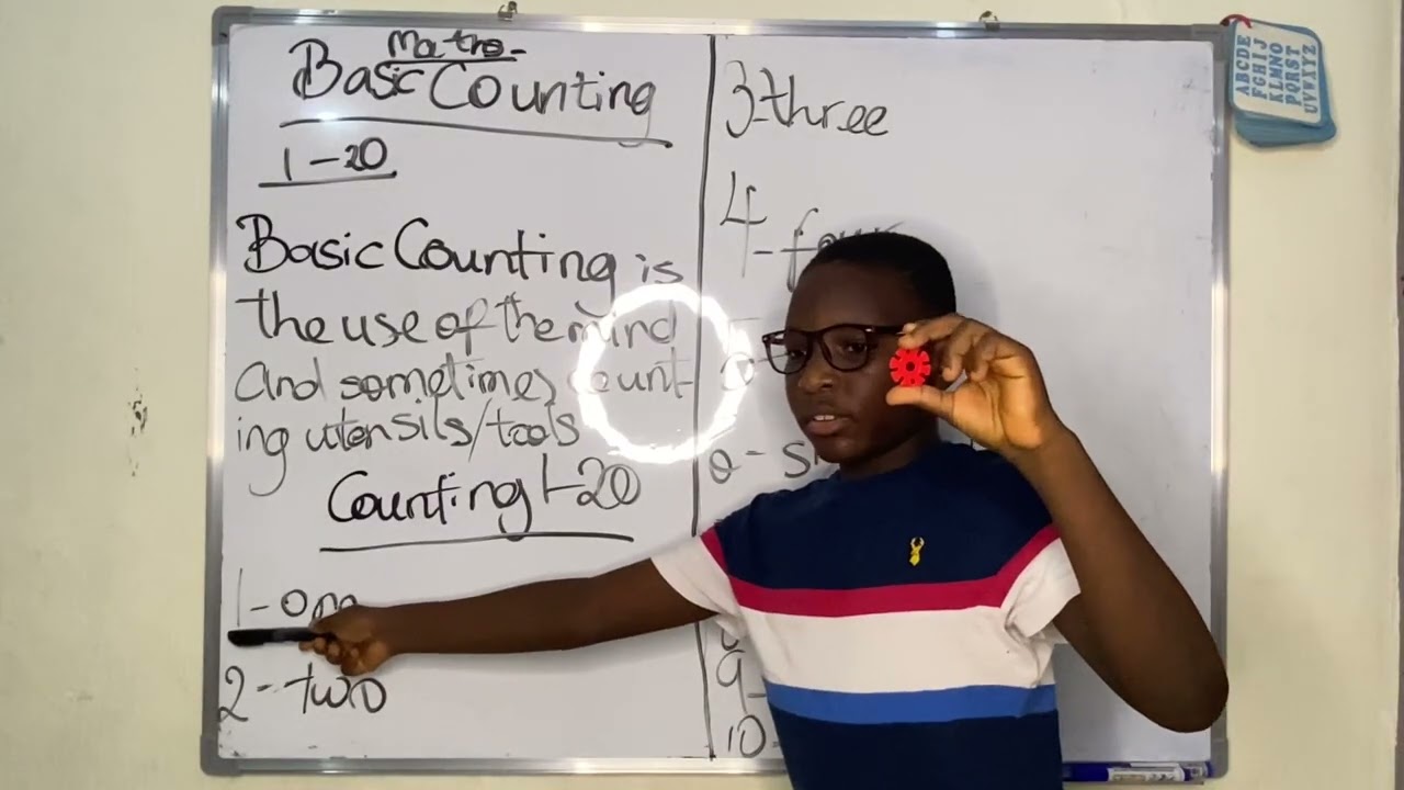 Basic counting for kids 🧒 1-20