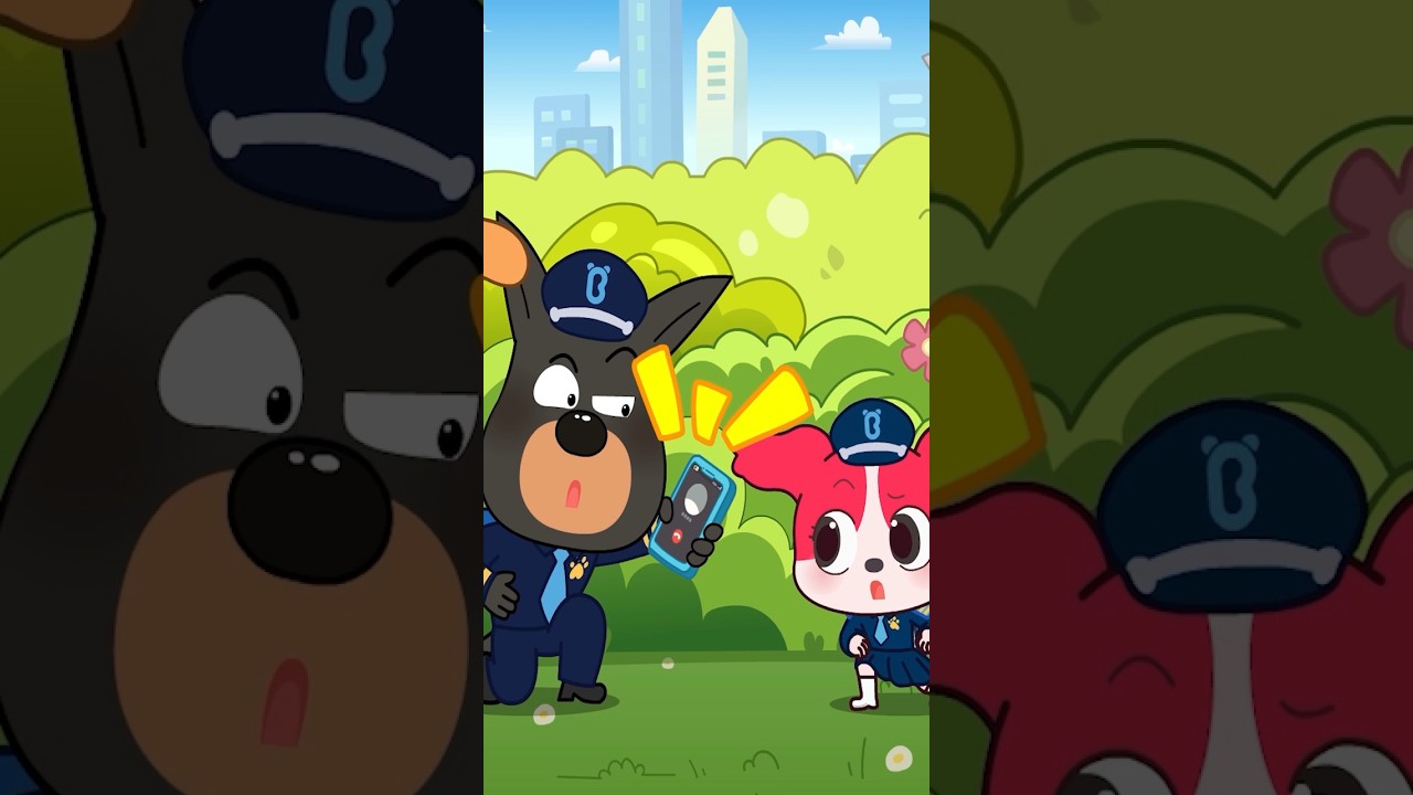 Phone Call from a Stranger #shorts #kidscartoon #homesafety