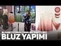 Alize Angora Gold Ombre Batik ile Tek Yumakla Bluz Yapımı  - Blouse tutorial with One Ball of Yarn