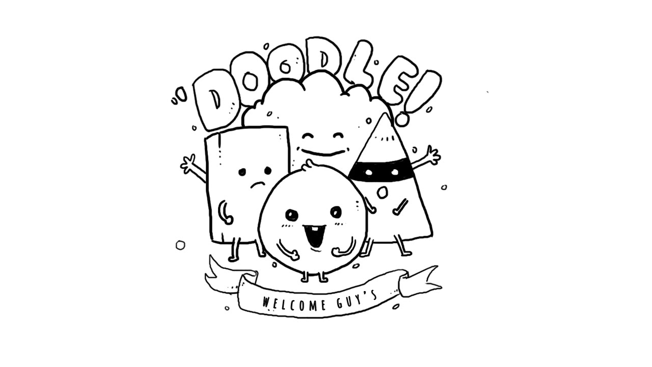 How To Draw A Doodle Art For Beginners YouTube