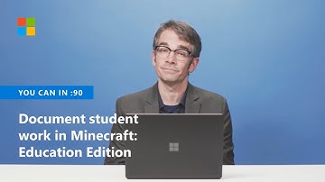 How to document student work in Minecraft: Education Edition