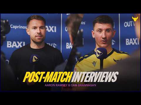 Aaron Ramsey & Cam Brannagan React to Our 1-1 Draw Against Cambrige United | Post-match Interview