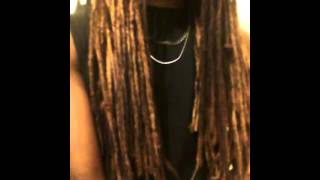 'blonde tips on dreads'