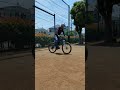倒れた自転車にスマート乗車する方法　#mtb #shorts
