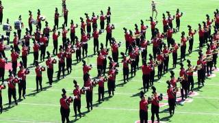 UC Marching Band PreGame and Down the Stairs   9 17 2011 vs Akron 280.MOV