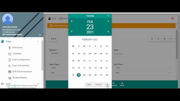 How to Create the Exam Configuration in NewgenEducationApp?