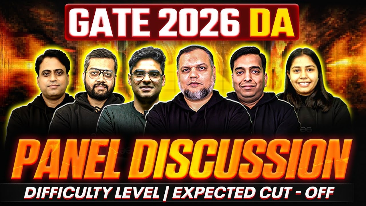 GATE 2026 Data Science & Artificial Intelligence Analysis | Difficulty, Cut-Off | Panel Discussion