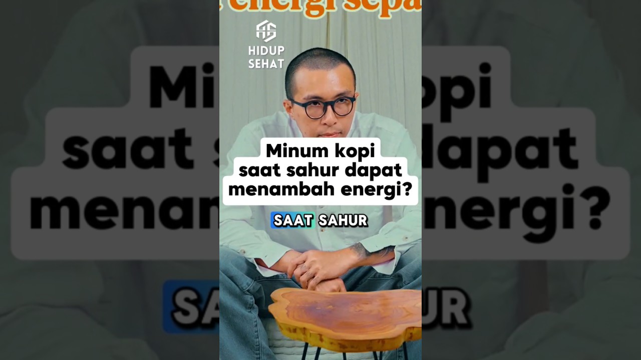 Minum kopi saat sahur nambah energi 🤩 | dr Tirta 