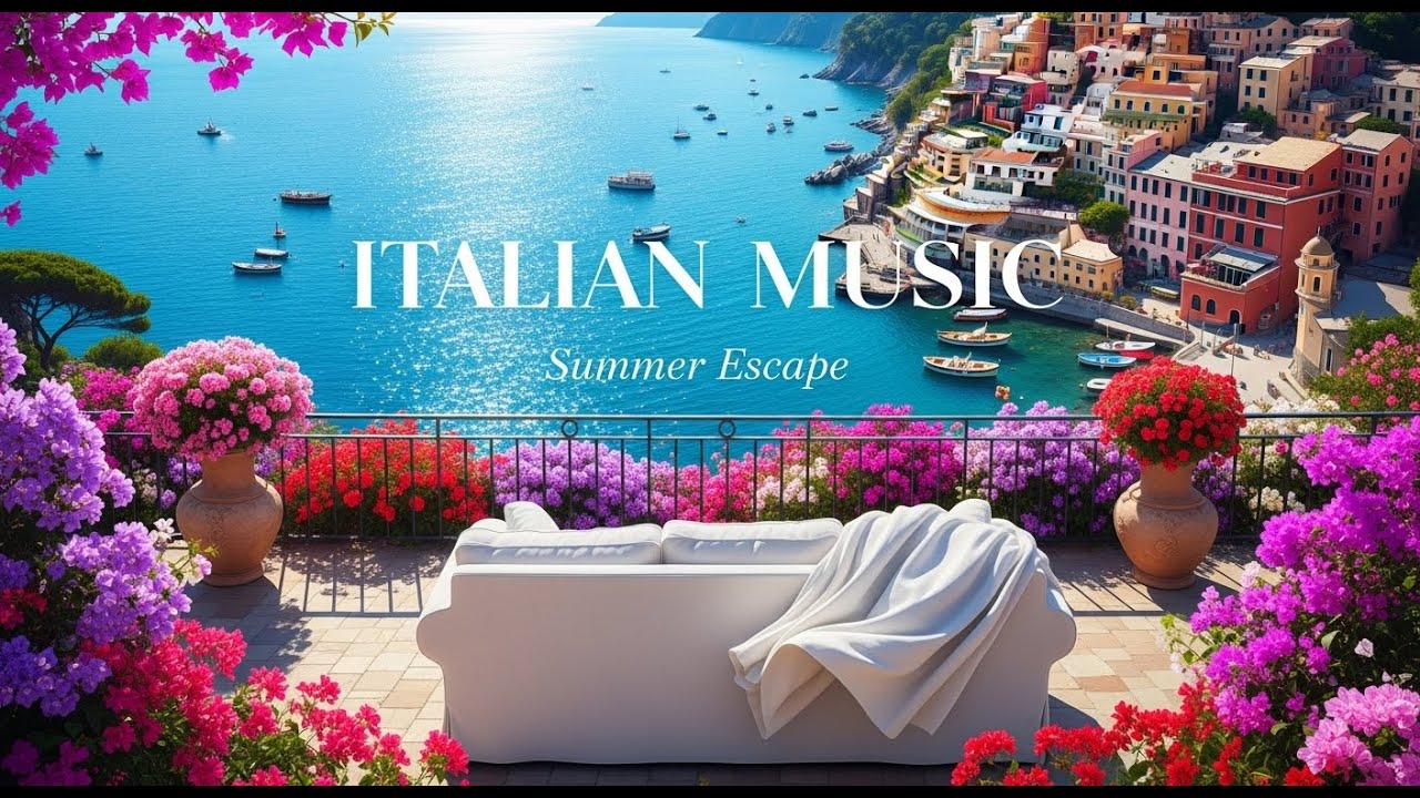 🎶 Positano Coastline & Chill 🎶 2+ Hours Mediterranean 4K