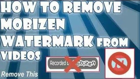 Tutorial I  How to Remove Water Mark and Air Circle in Mobizen Screen Recorder 100%