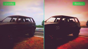 6th Copy of GTA 5  Vanilla vs Redux Mod Graphics Comparison 1080p 1280 x 720
