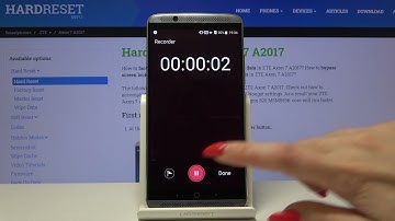 How to Record Sounds in ZTE Axon 7 2017 – Use Sound Recorder