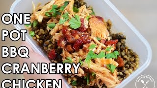 Meal Prep Recipe - One Pot Crockpot BBQ Chicken Meal Prep