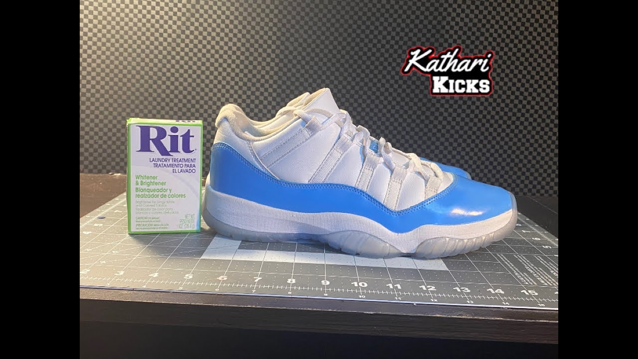 HOW To Clean Your Jordan 11 Low's Using Rit !!! 