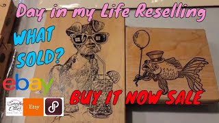 Finding Hidden Treasures | Buy It Now Sale | What Sold Vlog | Full-Time Reseller #thrifting