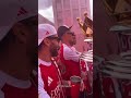 Arsenal celebró en un desfile el título de la Premier League con toda su afición 🤩🏆🔴⚪️ #Shorts