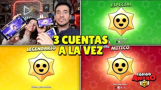 Abro x300 Drop a la vez en 3 cuentas mira que paso ¡LOCURA! Brawl Stars