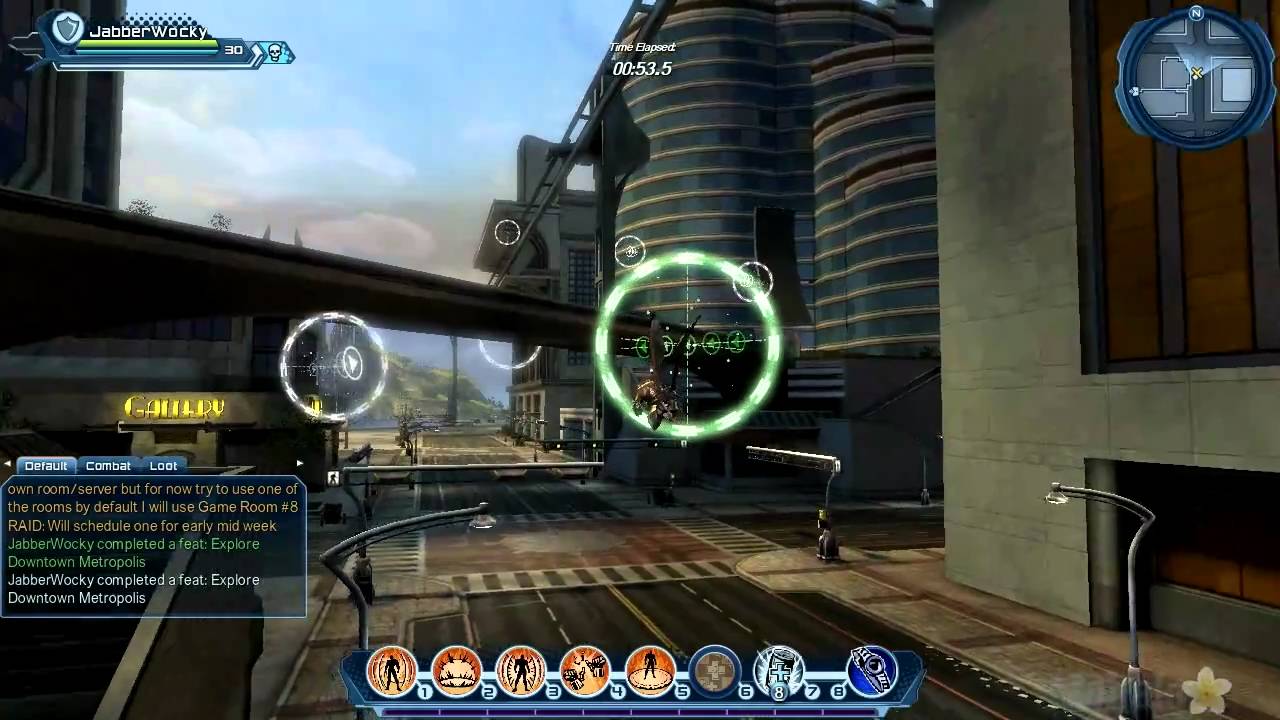 DC Universe Online - Metropolis Downtown Adept Flight Challenge - YouTube