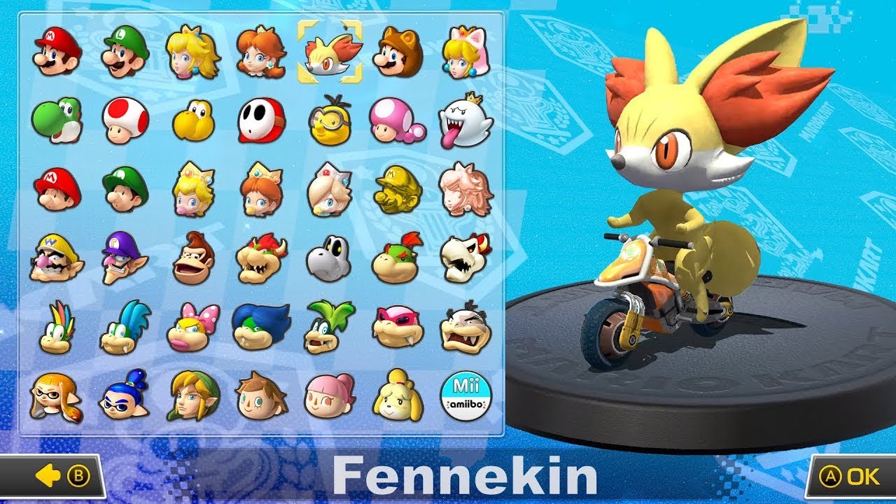 Mario Kart 8 Deluxe - New Playable Characteres (HD)