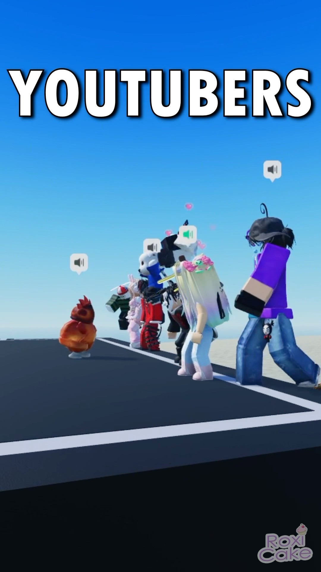 SILLAS MUSICALES CON YOUTUBERS ? #SHORTS #ROBLOX