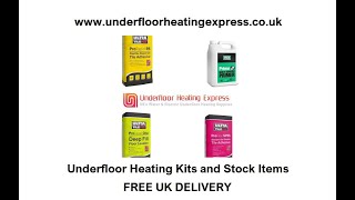 Underfloor Heating Water Electric ♦ Tile Adhesive ♦ Levelling Compound ♦ Primer UK FREE DELIVERY