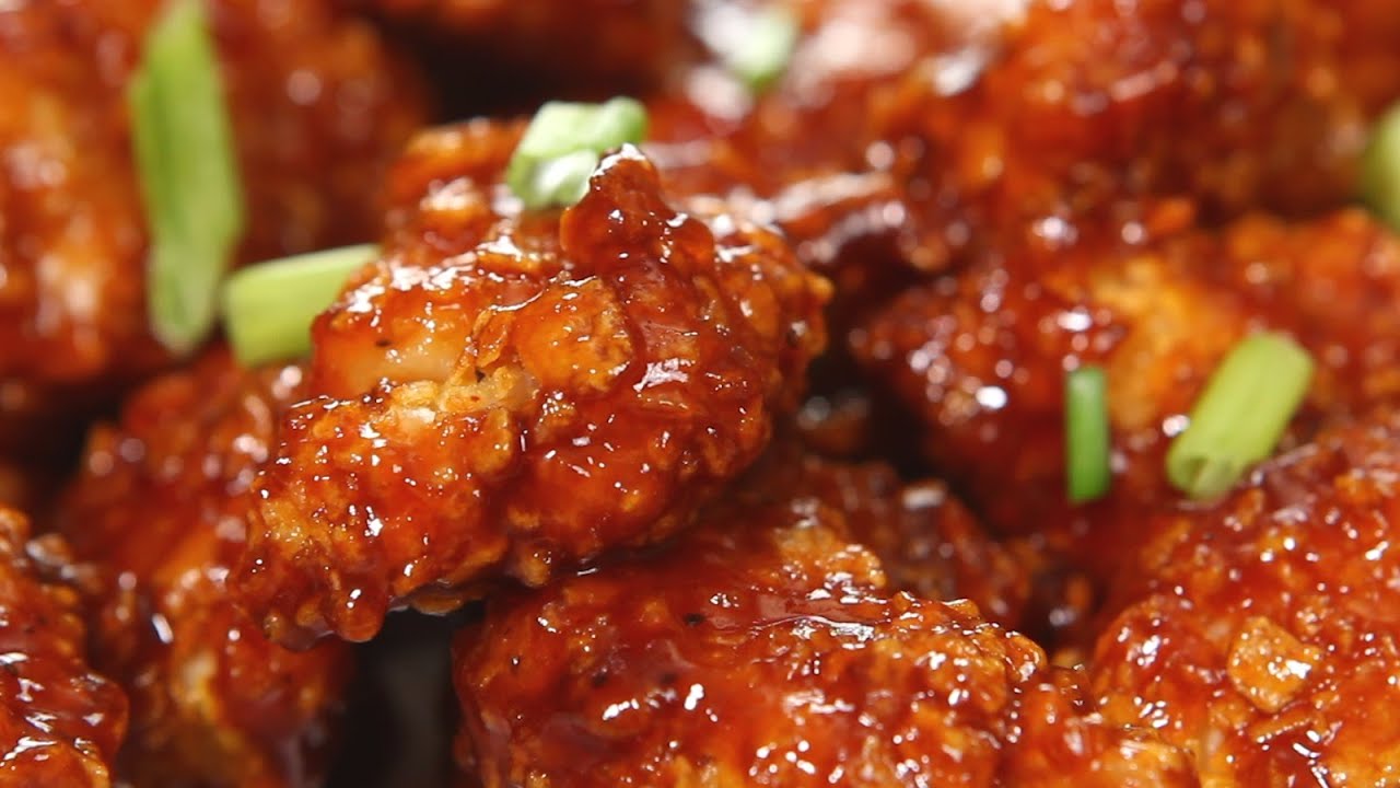 Honey BBQ Popcorn Chicken YouTube
