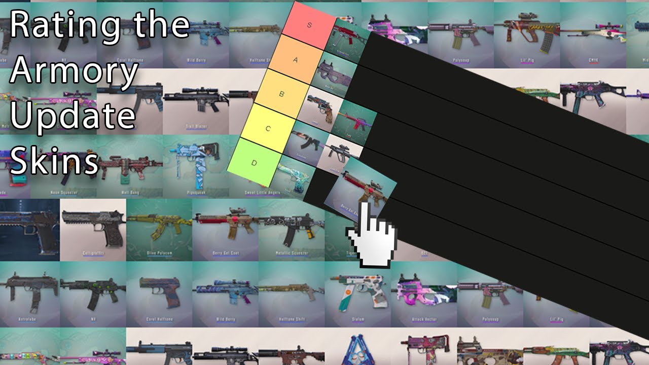 Rating every Counter-Strike Armory Update Skin - YouTube