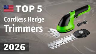 TOP—5. Best Cordless Hedge Trimmers 2026