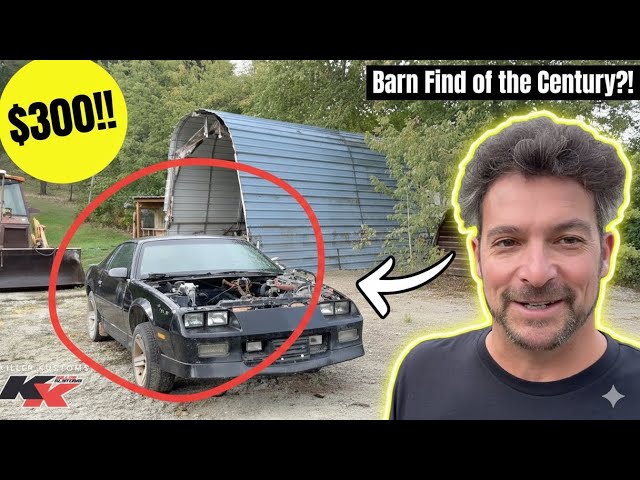 $300 IROC-Z Barn Find?! We Just Bought the CHEAPEST 80s Mullet