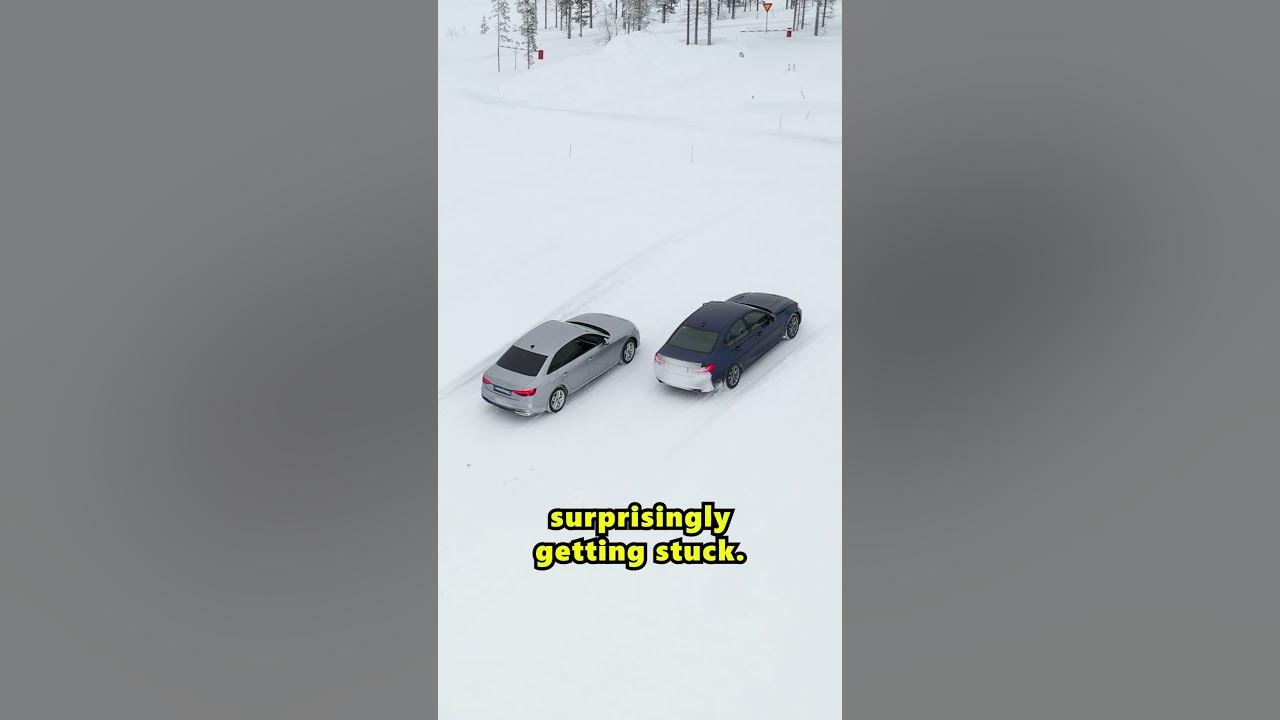 Proof RWD is Better in the Snow Than FWD! #automobile #wintertires #