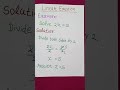 Linear Equation Example With Solution #maths #algebra #example #formula #mathematics #solve #value