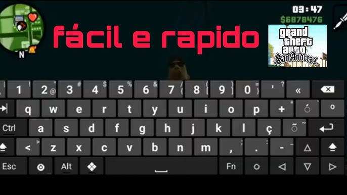 novos código do gta san de android (de teclado) 