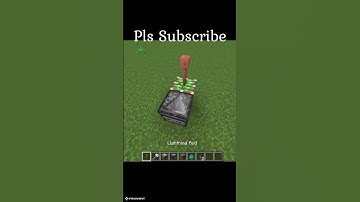 Minecraft Lightning Machine Tutorial #shorts