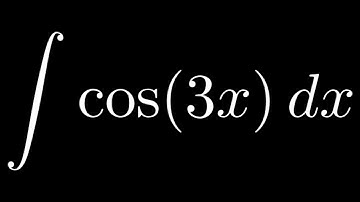 Integral of cos(3x)