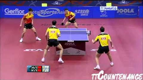 Qatar Open 11 Wang Liqin Xu Xin-Ma Lin Zhang Jike.avi