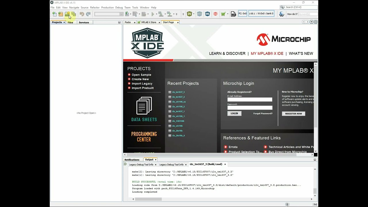 PIC16F887 TM1637 Six Digits 7 Segment Display Example Using XC8